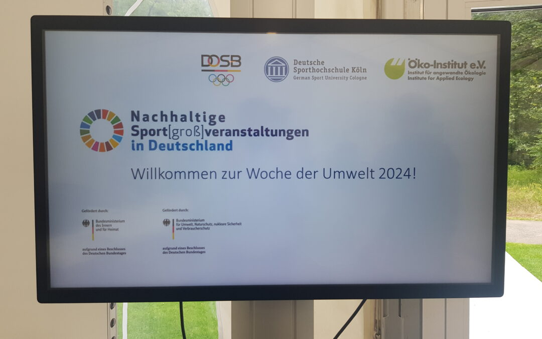 Unser Projekt auf der Woche der Umwelt 2024