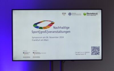 Wissen teilen. Unterstützung sichern.: Abschlusssymposium zu nachhaltigen Sportgroßveranstaltungen in Deutschland