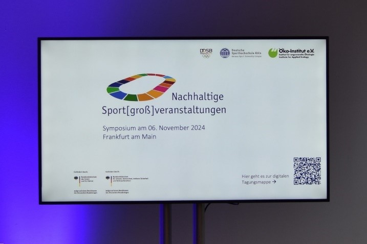 Wissen teilen. Unterstützung sichern.: Abschlusssymposium zu nachhaltigen Sportgroßveranstaltungen in Deutschland